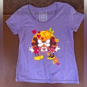The Disney Store Mickey and Minnie Mouse short sleeve tshirt - women’s Large